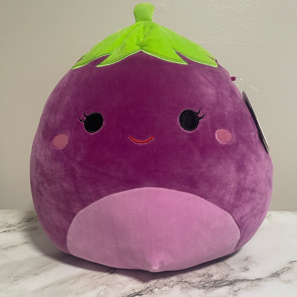 Squishmallows Glena the Eggplant 12" Stuffed Plush